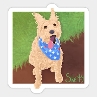 Dog Park Pup Sticker